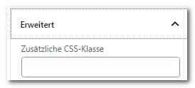 Zusätzliche CSS-Klassen erlauben es dir das Layout eines Blocks noch genauer anzupassen